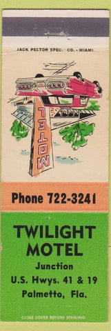 Matchbook Cover - Twilight Motel Palmetto FL