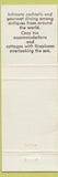 Matchbook Cover - Captian Whidbey food motel? Coupeville WA WEAR