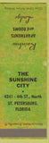 Matchbook Cover - Rainbow Lodge Apartments Motel St Petersburg FL