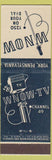 Matchbook Cover - WNOW Radio York PA