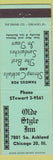 Matchbook Cover - Old Style Inn Chicago IL