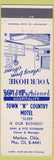 Matchbook Cover - Town N Country Motel Marlow OK