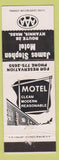Matchbook Cover - James Stephen Motel Hyannis MA