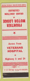 Matchbook Cover - Frontier Motor Lodge Grand Junction Colorado