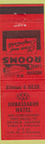Matchbook Cover - Ambassador Motel Dearborn MI?