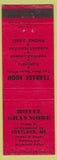 Matchbook Cover - Hotel Graymore Portland ME