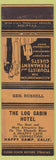 Matchbook Cover - Log Cabin Hotel Happy Camp CA WEAR