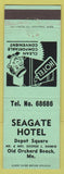 Matchbook Cover - Seagate Hotel Old Orchard Beach ME