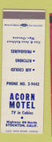 Matchbook Cover - Spur Motel Flagstaff AZ Route 66