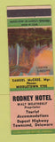 Matchbook Cover - Rodney Hotel Townsend DE #1 Nature's Majesty