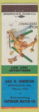 Matchbook Cover - Superior Match Gail Emberson Ringgold GA low phone #