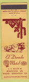 Matchbook Cover - El Dorado Motel Edgewood MD cactus AAA low phone #