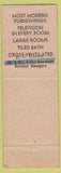 Matchbook Cover - El Dorado Motel Edgewood MD cactus AAA low phone #