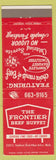 Matchbook Cover - Frontier Beef Buffet Ann Arbor MI