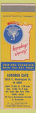 Matchbook Cover - Audubon Cafe Indianapolis IN