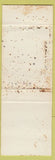 Matchbook Cover - Coral Reef Hotel Honolulu Hawaii POOR BACK