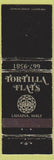Matchbook Cover - Tortilla Flats Lahiana Maui Hawaii WEAR