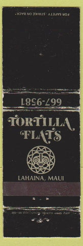 Matchbook Cover - Tortilla Flats Lahiana Maui Hawaii WEAR