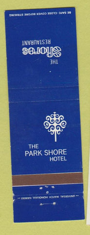 Matchbook Cover - Shores Restaurant Park Shore Hotel Honolulu Hawaii WEAR