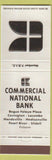 Matchbook Cover - Commercial Bank Covington Lacombe Mandeville Slidell LA