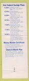 Matchbook Cover - First Federal Savings Loan Fort Smith AR