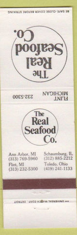 Matchbook Cover - Real Seafood Company Ann Arbor MI Flint Toledo OH