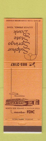 Matchbook Cover - Sulphur Springs State Bank TX