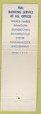 Matchbook Cover - Wyoming National Bank Plymouth Exeter Tunkhannock PA