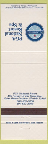 Matchbook Cover - PGA National Resort Spa Palm Beach Gardens FL golf