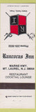 Matchbook Cover - Rancoras Inn Mount Laurel NJ