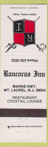 Matchbook Cover - Rancoras Inn Mount Laurel NJ