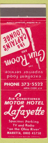 Matchbook Cover - Motor Hotel Lafayette Marietta OH