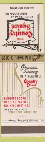 Matchbook Cover - Country Squire Grayslake IL