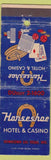 Matchbook Cover - Horseshoe Hotel Casino Las Vegas NV WEAR