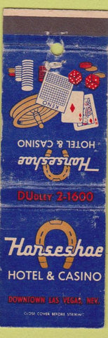 Matchbook Cover - Horseshoe Hotel Casino Las Vegas NV WEAR