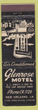 Matchbook Cover - Glenrose Motel New Orleans LA