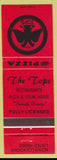 Matchbook Cover - Tops Pizza Calgary AB
