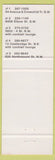 Matchbook Cover - Tops Pizza Calgary AB