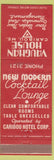 Matchbook Cover - Vaughan House Caribou ME