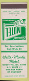 Matchbook Cover - Wells Moody Motel Moody Village ME