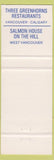Matchbook Cover - AT the Wharf Vancouver BC