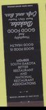 Matchbook Cover - Dakota Cafe Bar Rapid City SD