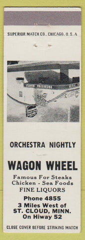 Matchbook Cover - Wagon Wheel Restaurant ST Cloud MN