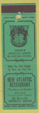 Matchbook Cover - New Atlantic Restaurant Bangor ME
