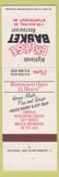 Matchbook Cover - Highlands Cheese Basket Restaurant Sturtevant WI
