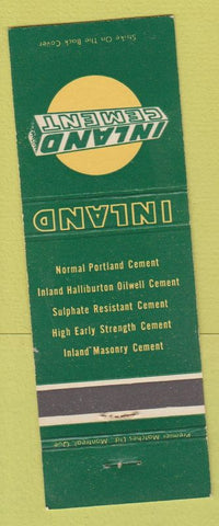 Matchbook Cover - Inland Cement  Masonry