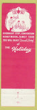 Matchbook Cover - Holiday Motor Hotel Yakima WA girlie