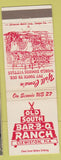 Matchbook Cover - Old South BBQ Ranch Clewiston FL