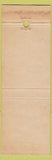 Matchbook Cover - Florsheim Shoes Atlanta GA