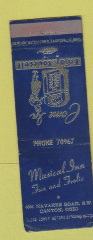 Matchbook Cover - Musical Inn Fun and Frolic OH girlie jukebox WEAR